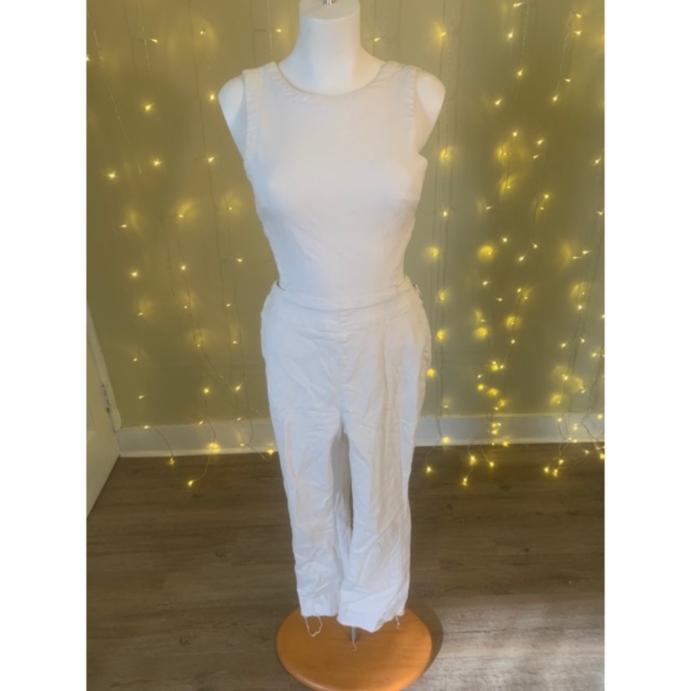 Urban outfitters white jumpsuit
